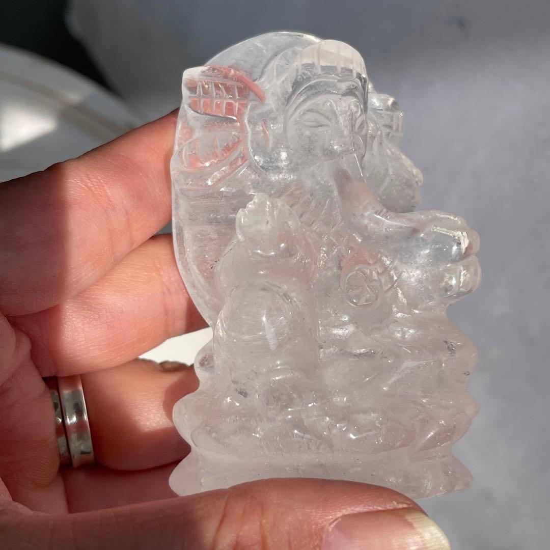 クリアクォーツ ガネーシャ 水晶