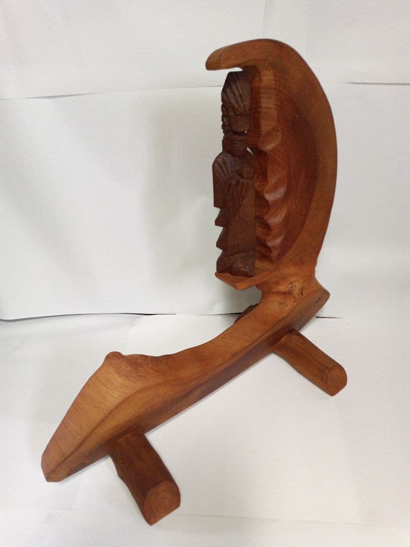 きまぐれセール　切株のオブジェ　観音像　　レア　観音様彫像