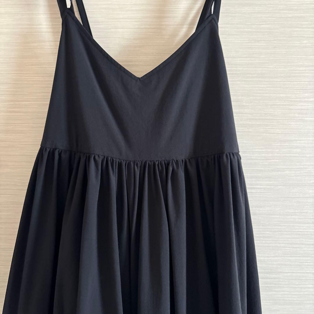 rosy monster フレアーオールインワンブラック　Ssize