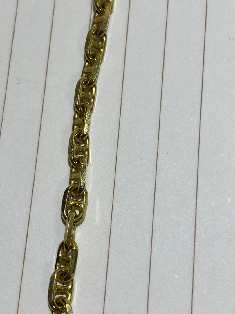アクセサリー TOM WOOD Anker chain gold No.005