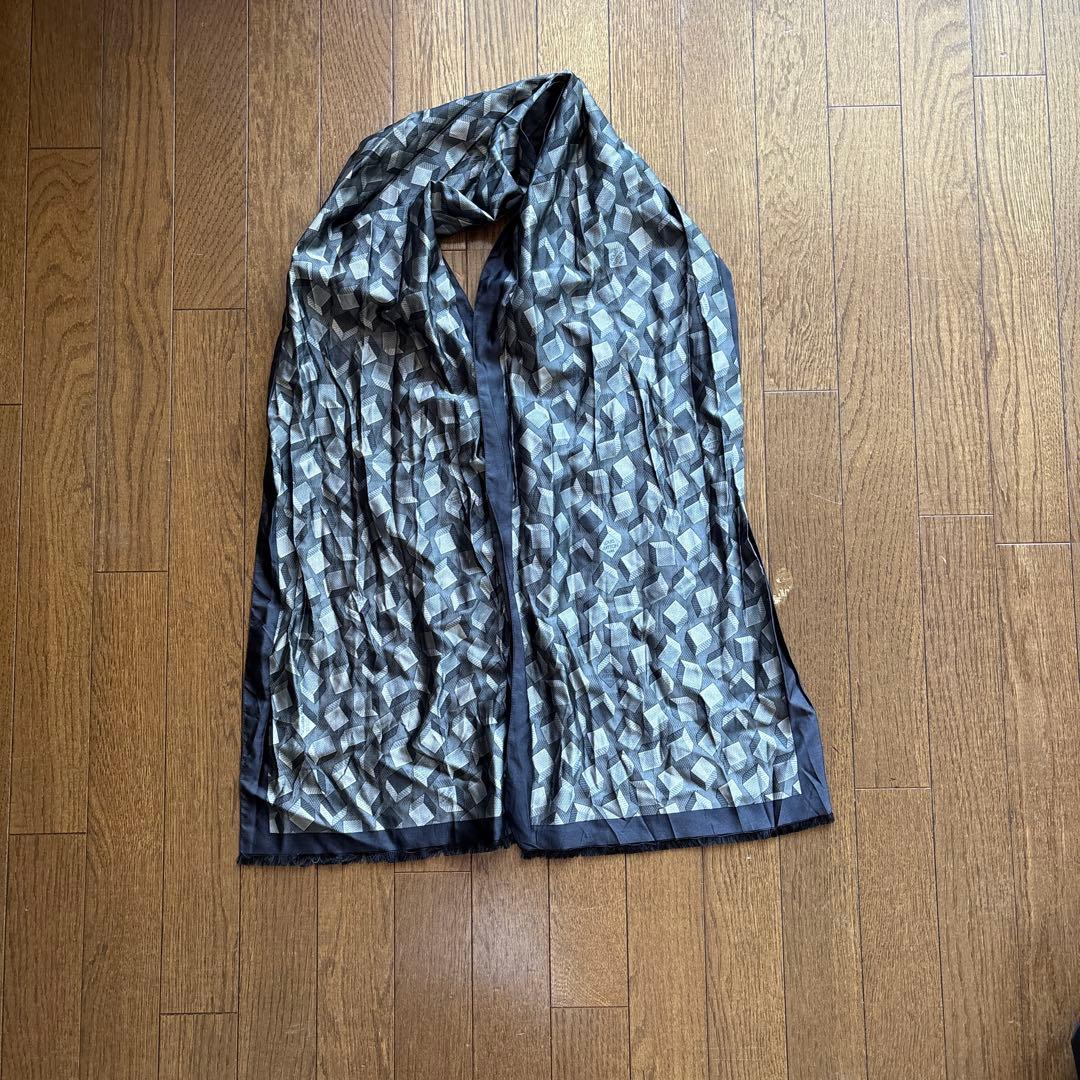 ルイヴィトン　ヴィトン　シルク100% ストール　メンズ