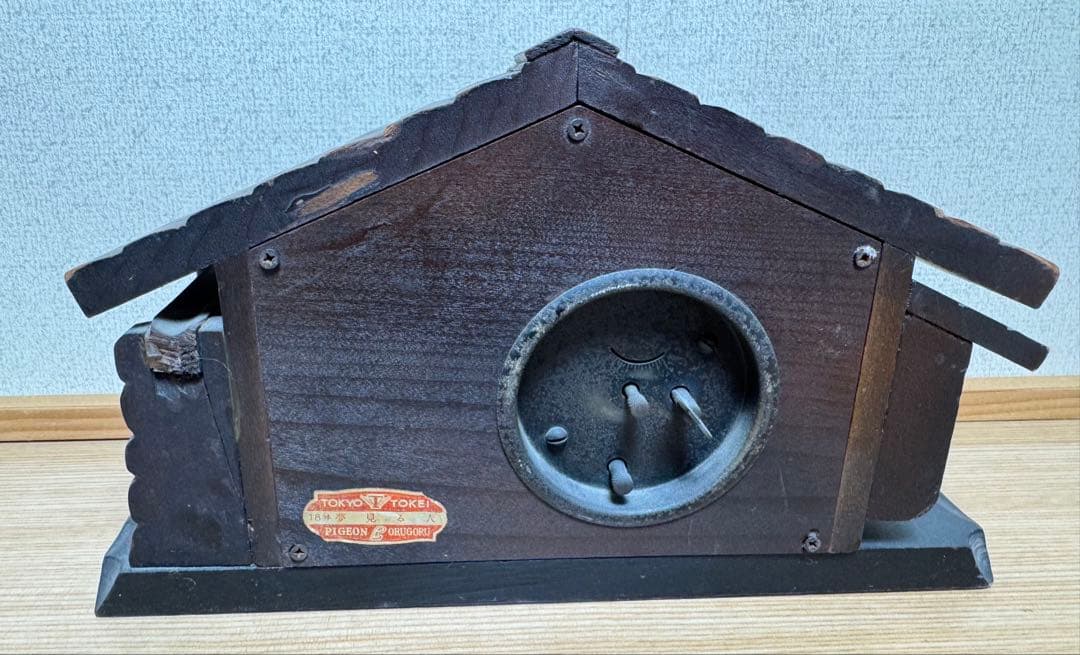 東京時計 木製置時計 オルゴール付き