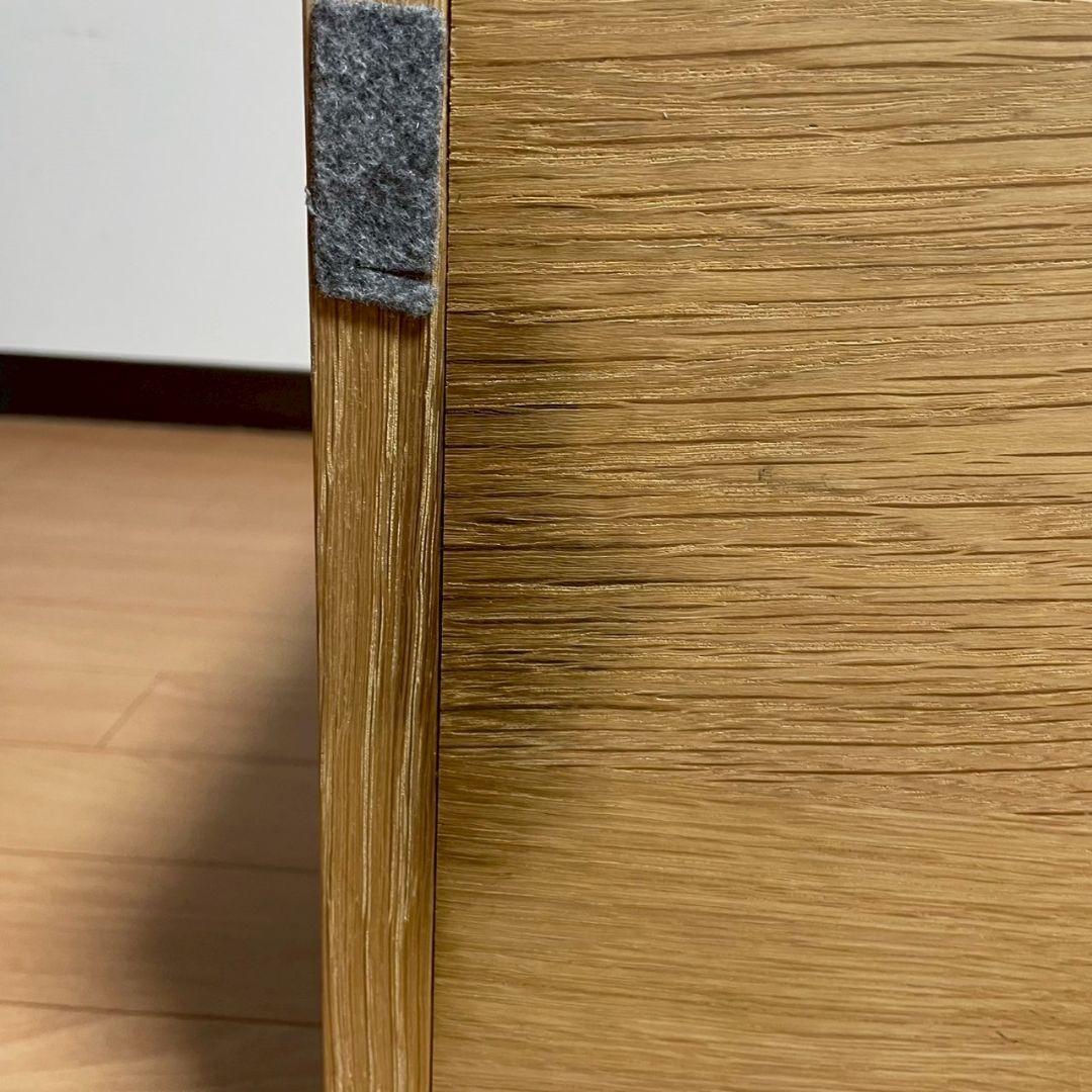 無印良品　スタッキングシェルフ　オーク材　２段