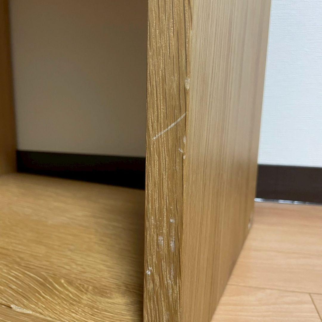 無印良品　スタッキングシェルフ　オーク材　２段