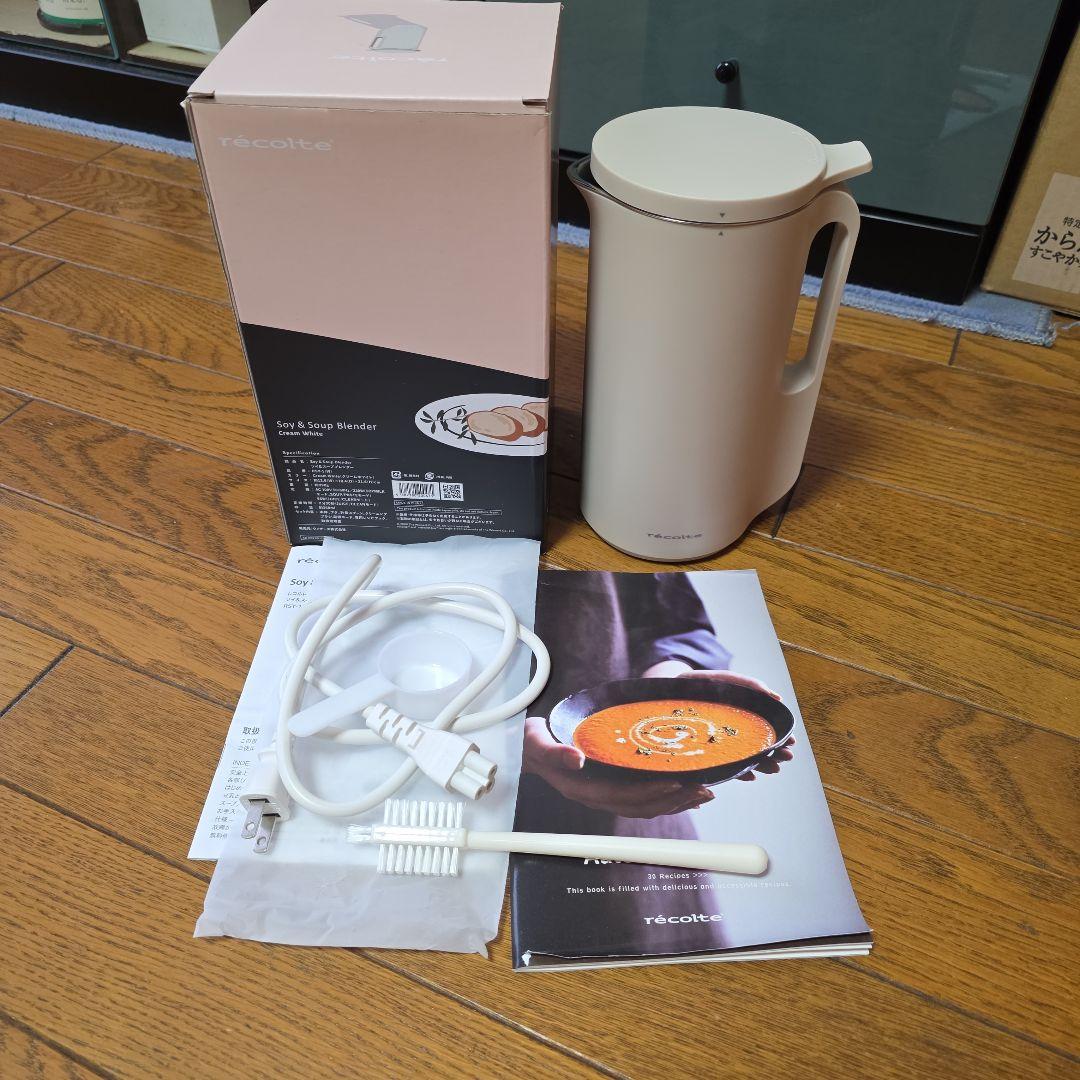 中古品　レコルト　ソイ&スープブレンダー　RSY-1(W)　約350ml