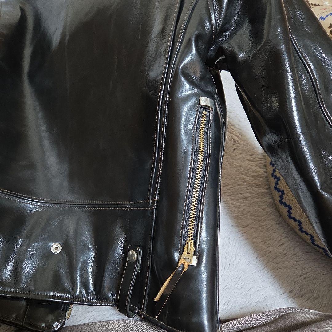 ダブルライダースジャケット 38