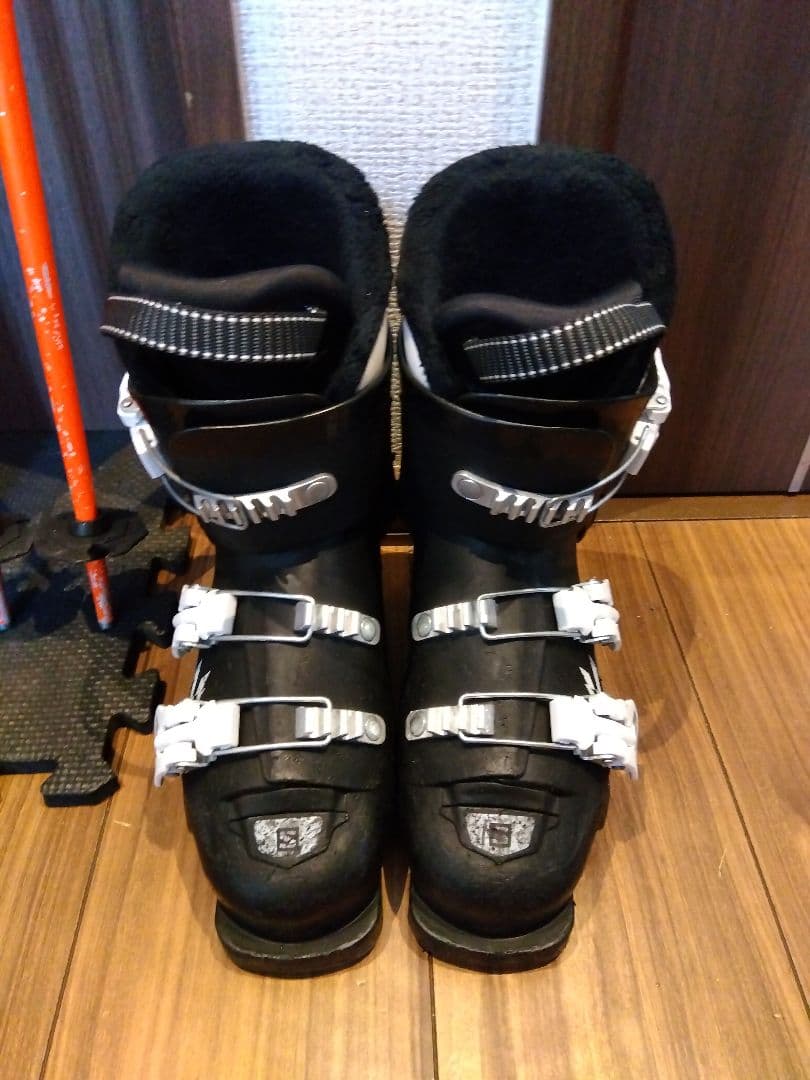 【ハイエンドモデル】SALOMON 子供用 スキーセット メンテ・WAX済み✔