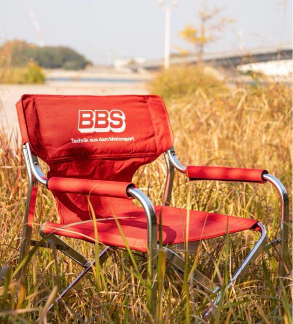 BBS ビービーエス　ディレクターズチェア　チェア　非売品　希少品　限定　レッド