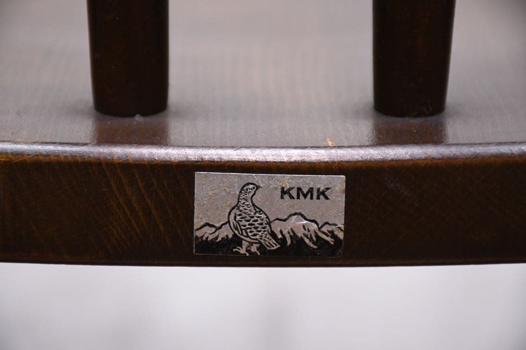 DLC82 柏木工 ヴィンテージ KMKロゴ ロッキングチェア ナラ/楢無垢材