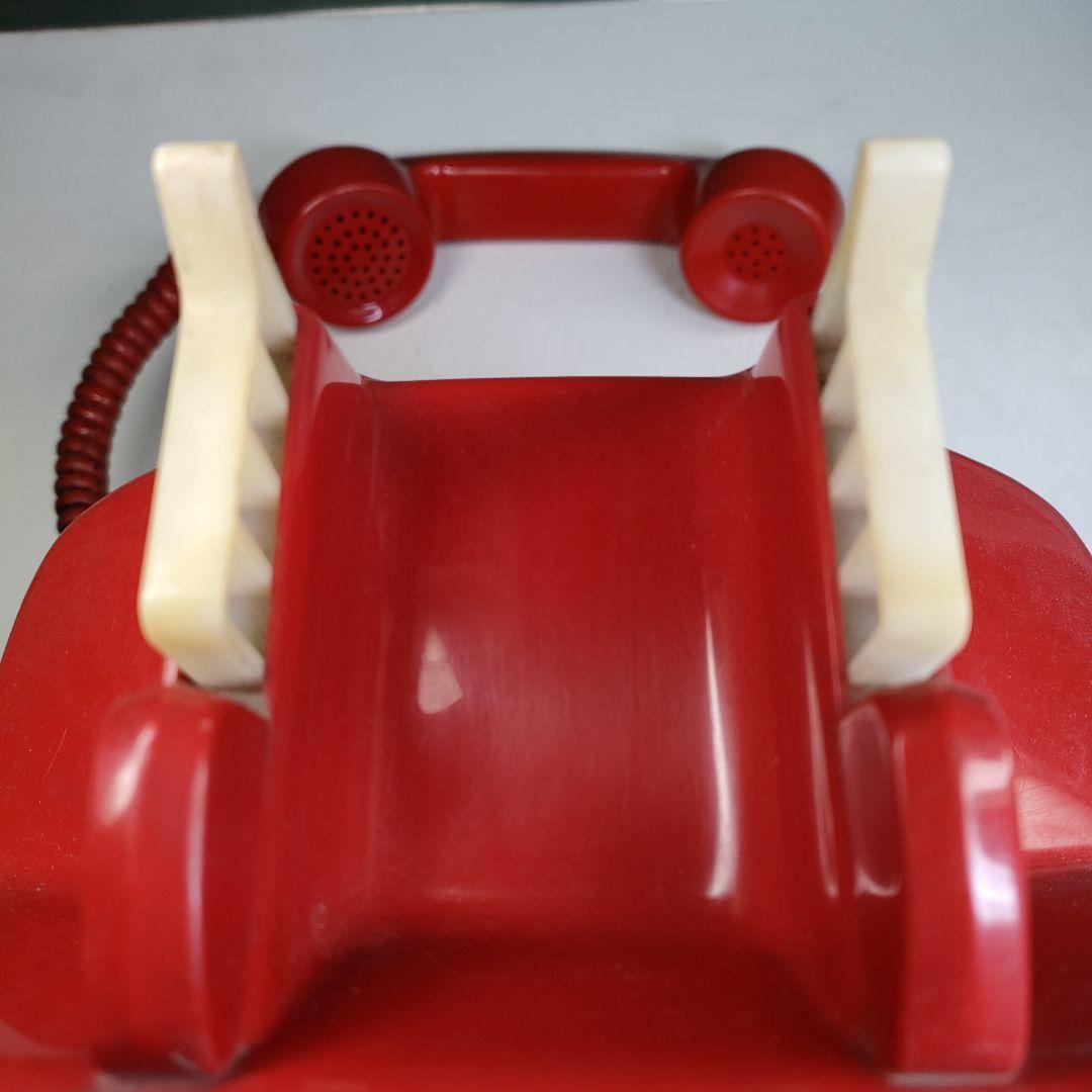 昭和レトロ・赤い公衆電話　未検査