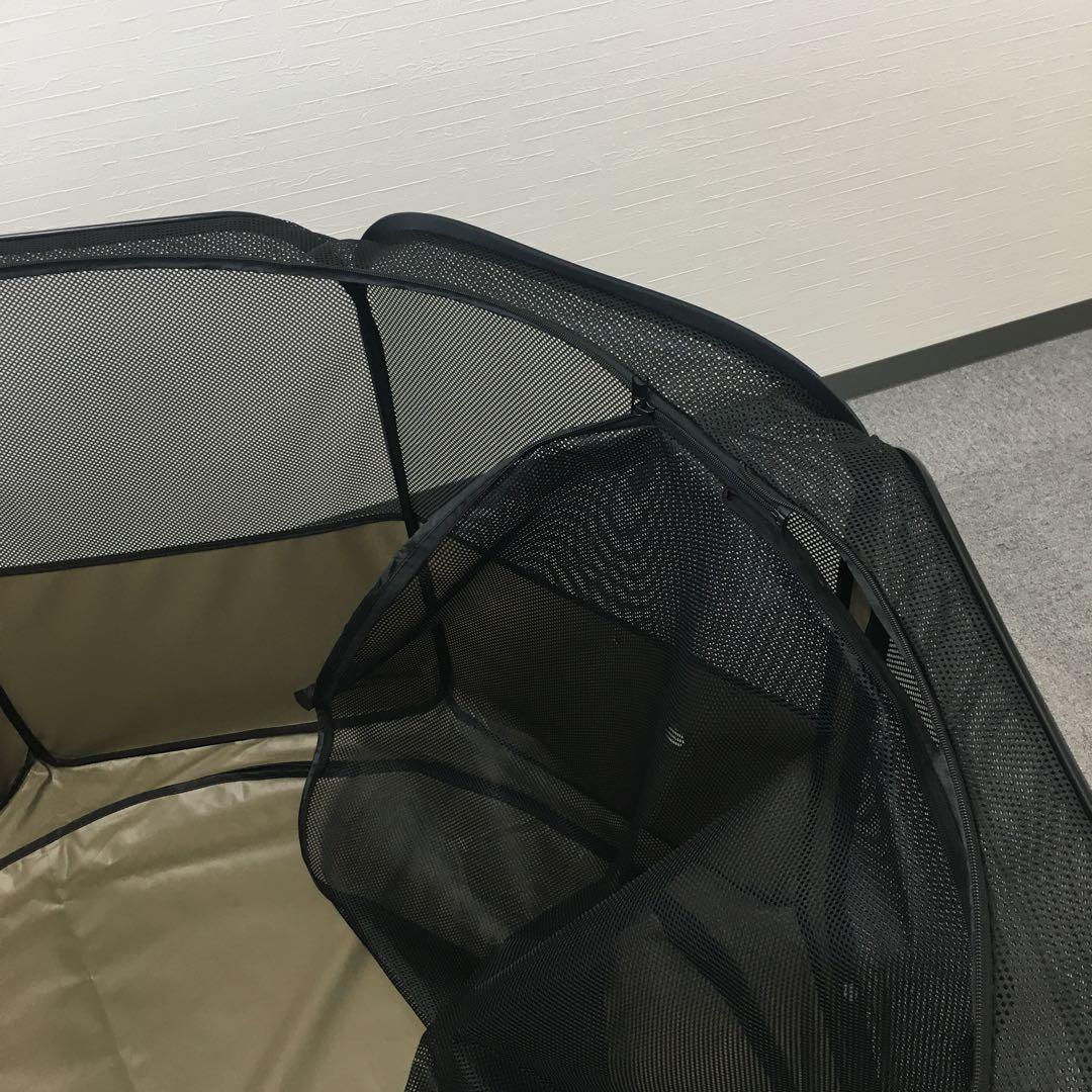 【美品】アイリスオーヤマ 犬用 お出かけサークル Lサイズ PVCメッシュ