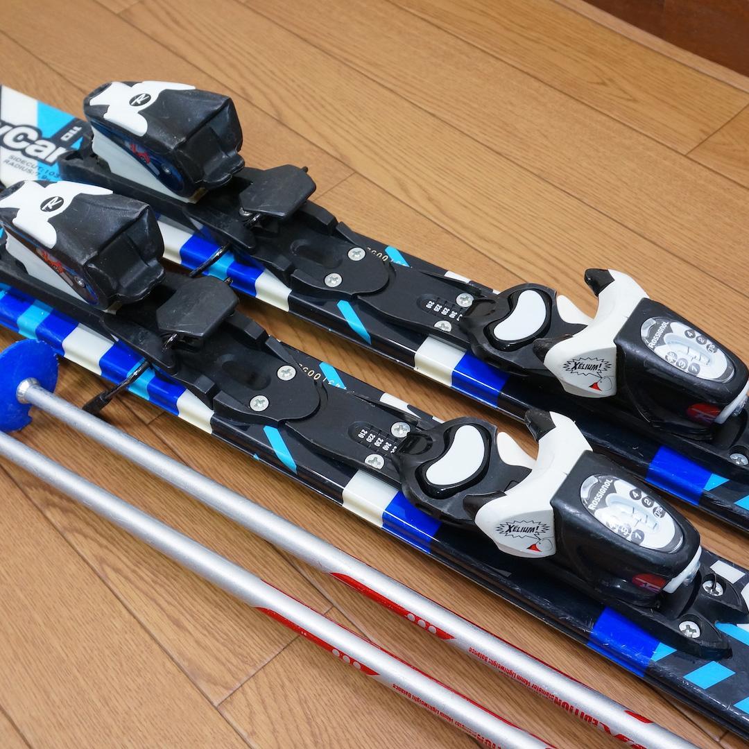 メンテ済 110cm 靴21cm CARVING カービングスキーセット