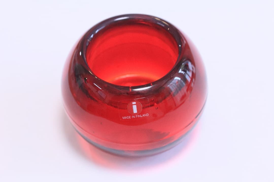 4734 Pilvi レッド　キャンドルホルダー　ピルヴィ　イッタラ