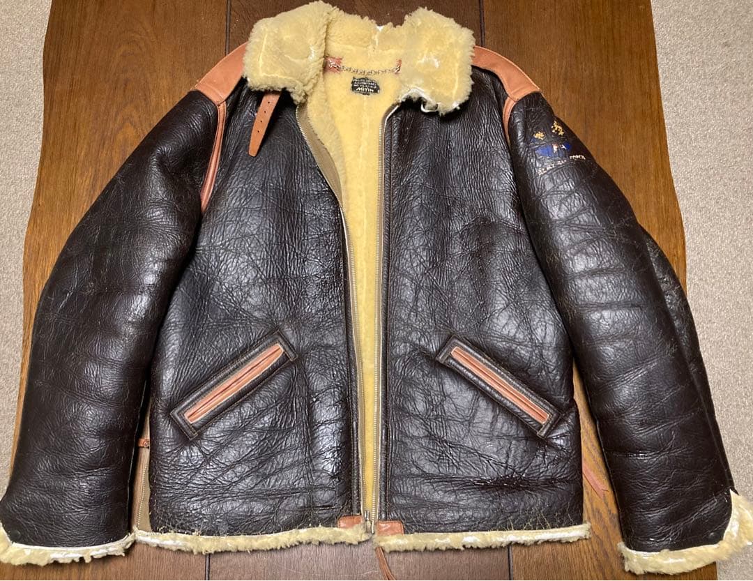 な*ん様 バズリクソンズ　フライトジャケット　B-6 ムートン　羊