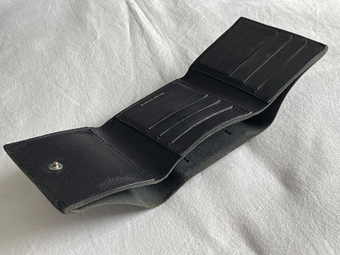 エンダースキーマ Trifold Wallet 三つ折り財布 ブラック