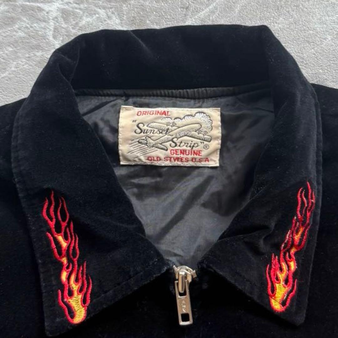 Sunset Strip ハーレーダビッドソン　別珍　ジャケット　vintage