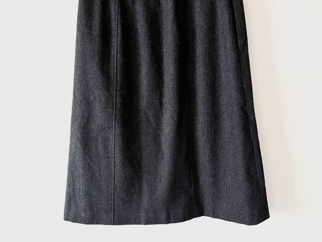 マーガレットハウエル×フォックスブラザーズ フランネル Aラインスカート4.5万