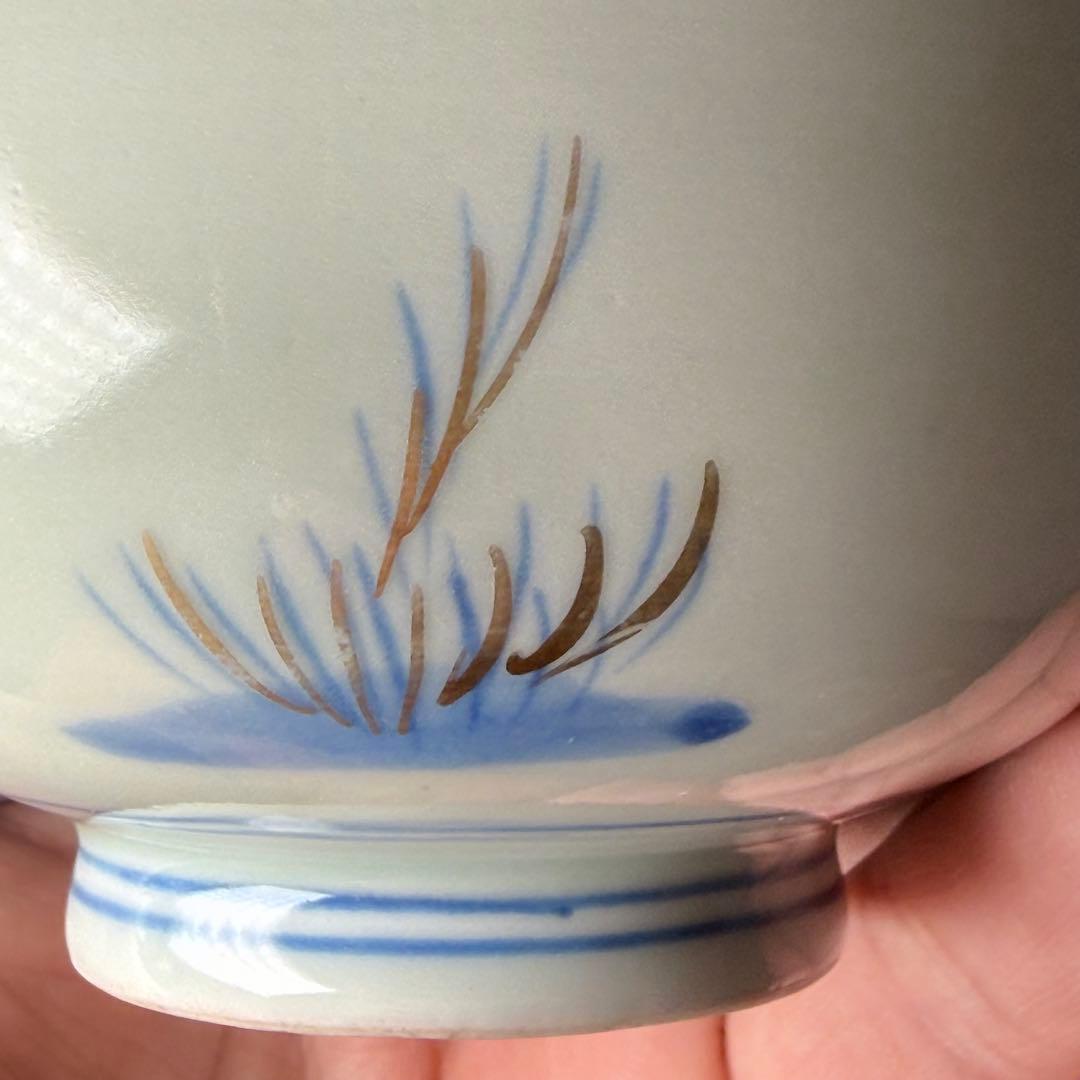 古伊万里　染錦鶏文様蓋物　碗　19客　当時共箱付　江戸後期　器を楽しむ　料理屋