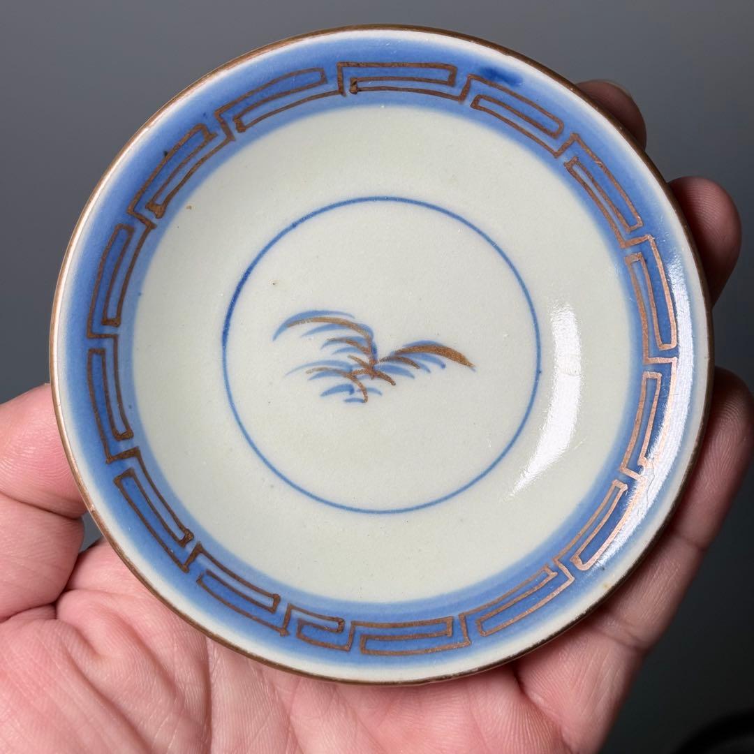 古伊万里　染錦鶏文様蓋物　碗　19客　当時共箱付　江戸後期　器を楽しむ　料理屋