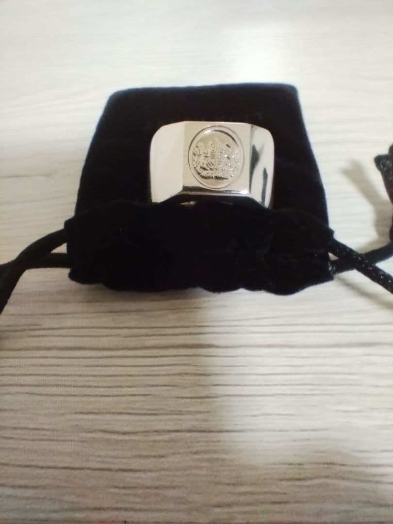 LH Petite Modern ブリティッシュエンブレムリング/シルバー925