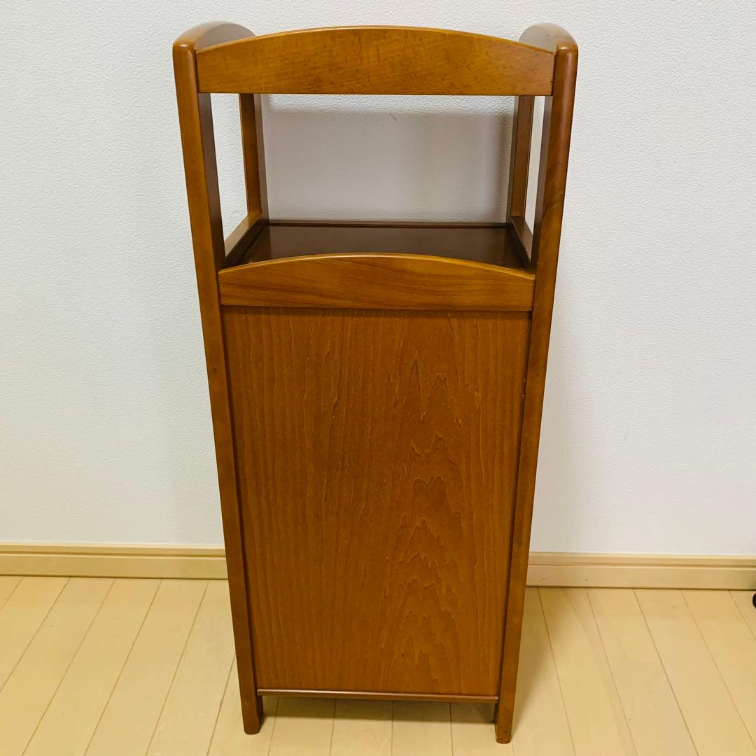 karimoku カリモク ラタン 籐製 電話台 花台 レトロ アンティーク