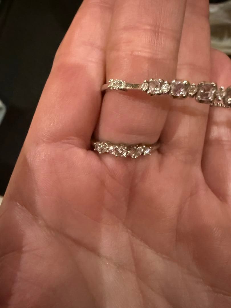 ptピンクダイヤリング