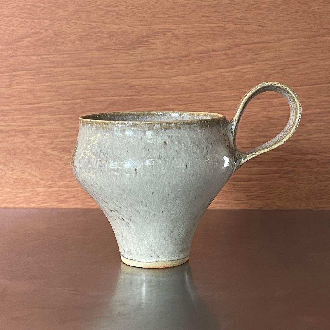 人気陶芸家鈴木麻起子 ラパンアルジョンテ　手付カップ2個セット