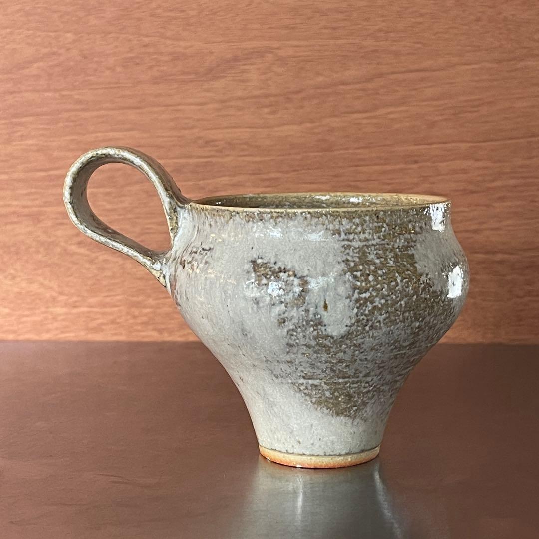 人気陶芸家鈴木麻起子 ラパンアルジョンテ　手付カップ2個セット