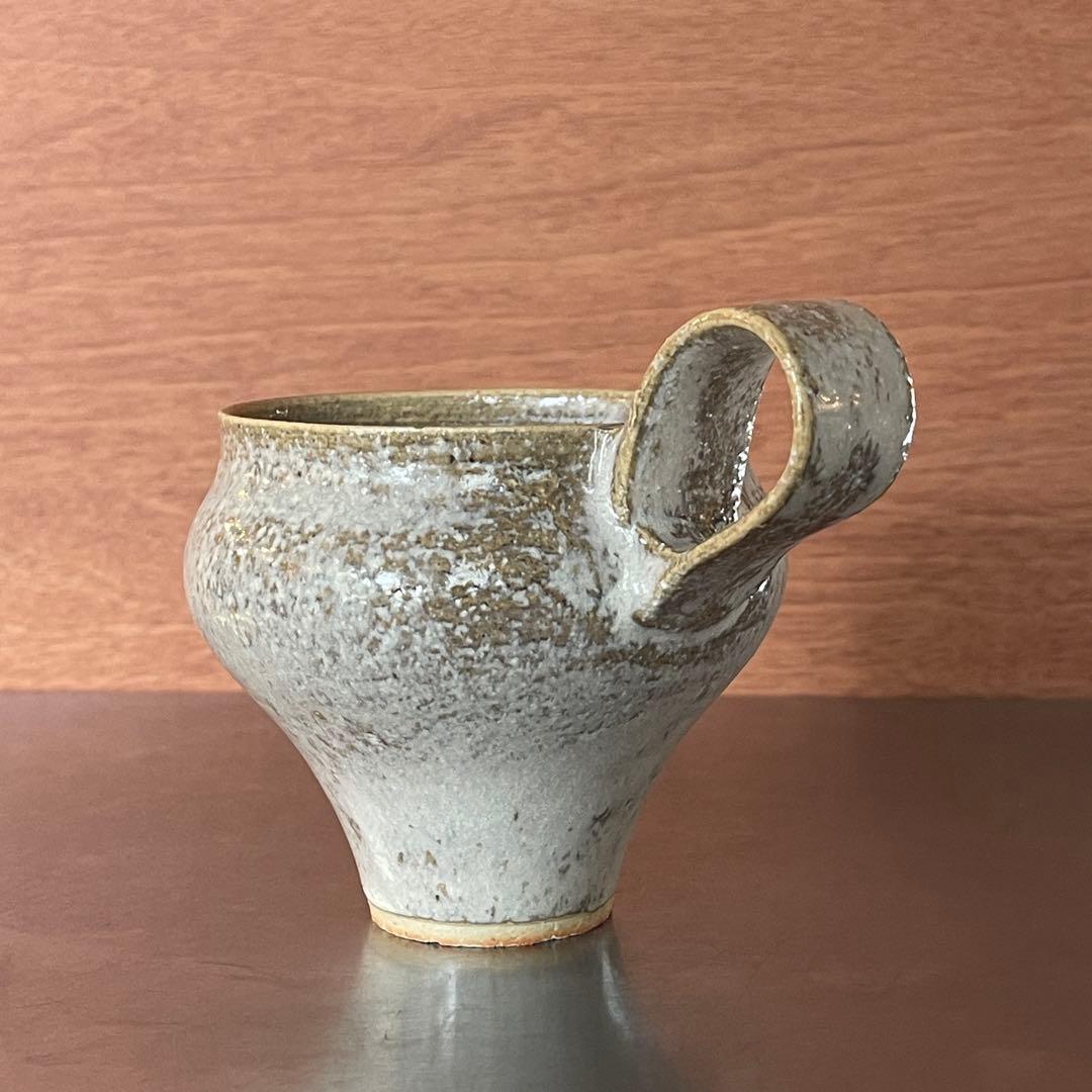 人気陶芸家鈴木麻起子 ラパンアルジョンテ　手付カップ2個セット