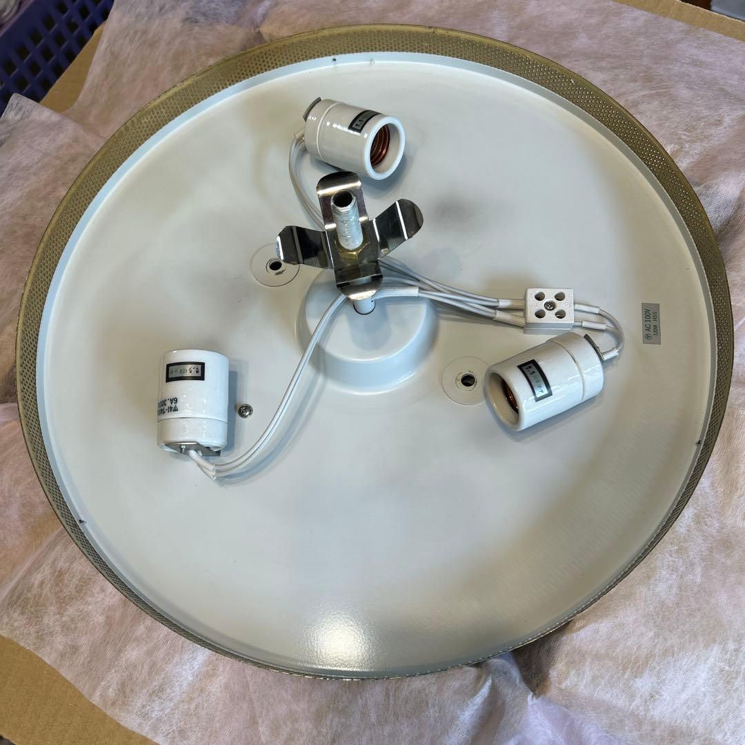 値下げ‼️ヤマギワヴィンテージ アンティーク照明ガラスシェード昭和レトロ希少