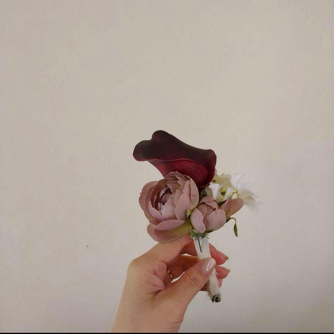 アーティシャルフラワー ウエディング 造花 結婚式 ブーケ ブートニア