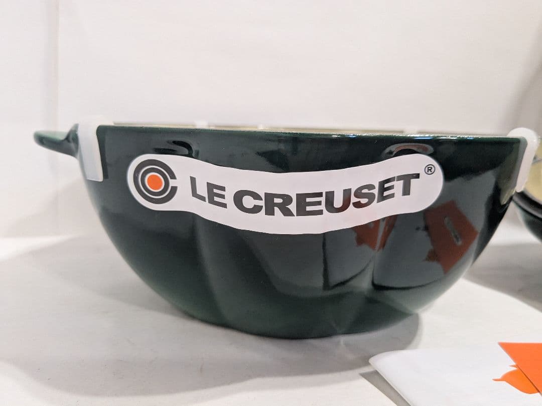 レア品未使用 ル・クルーゼ　ココット　パンプキン　カボチャ　22cm　カクタス