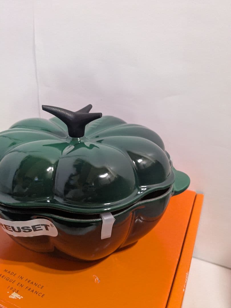 レア品未使用 ル・クルーゼ　ココット　パンプキン　カボチャ　22cm　カクタス