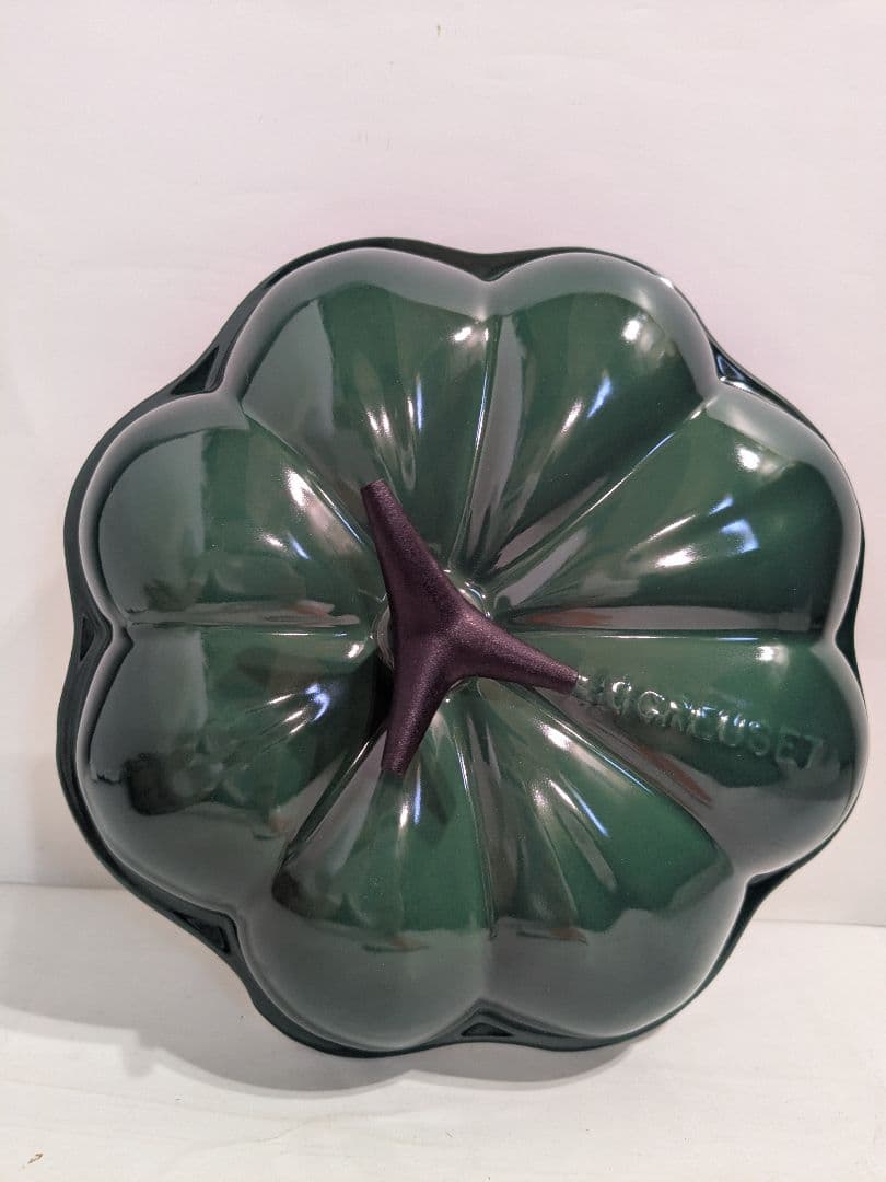 レア品未使用 ル・クルーゼ　ココット　パンプキン　カボチャ　22cm　カクタス