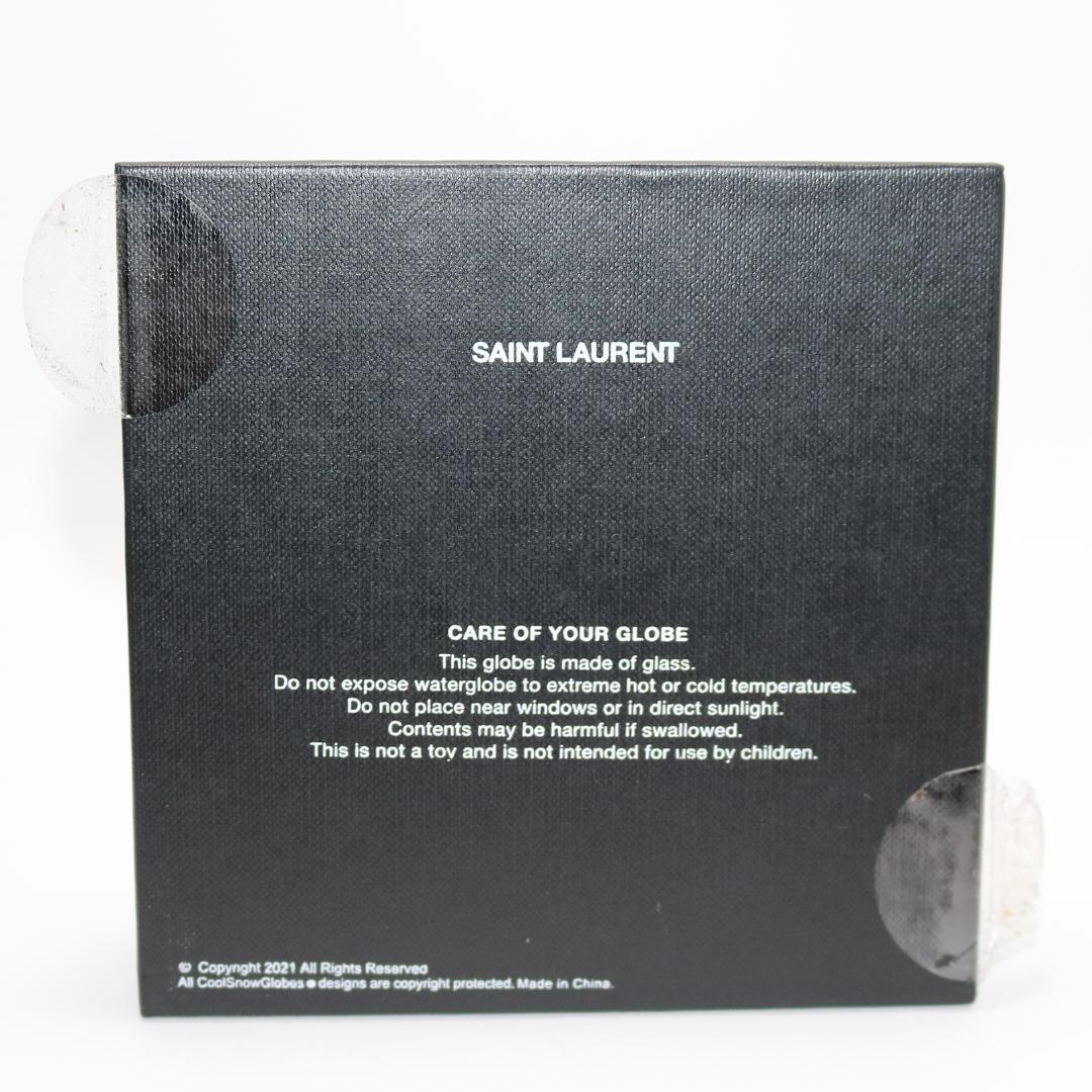 【美品】サンローラン リヴ・ドロワ スノードーム パームツリー ヤシの木