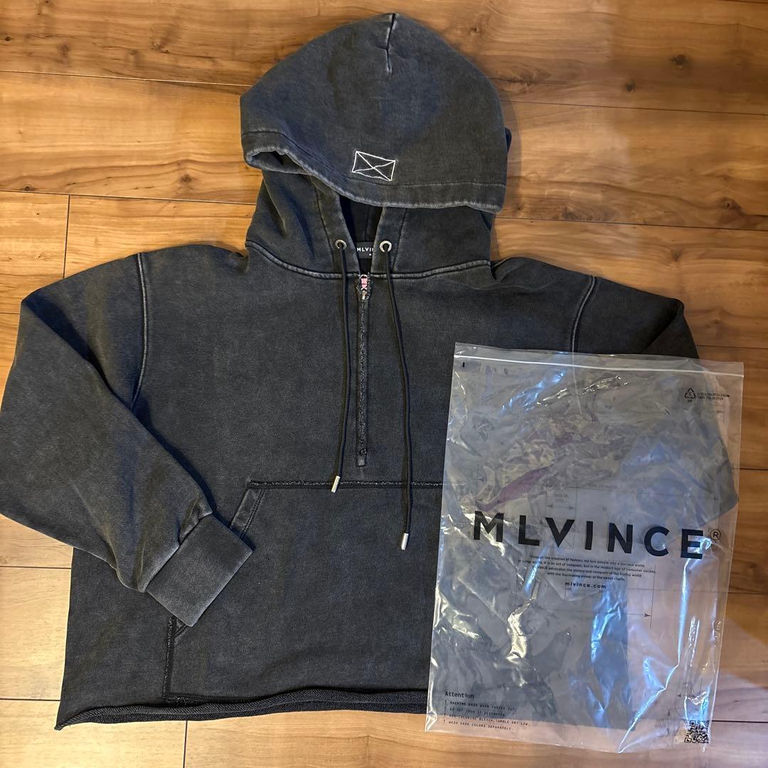 MLVINCE メルビンス ダークグレー パーカー M