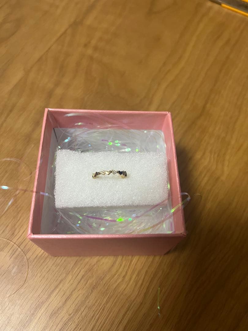 ⚫︎るるるん⚫︎AHKAH アンハートパヴェ リング