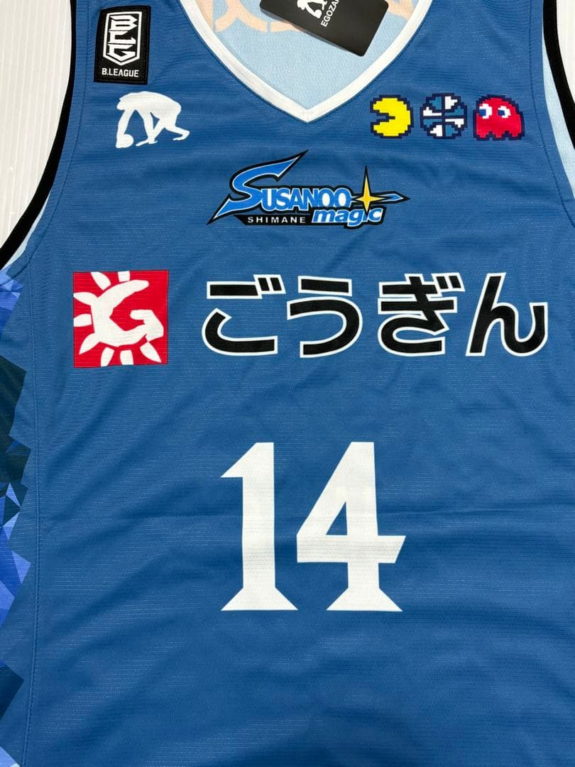 未使用 島根スサノオマジック ユニフォーム ホーム 金丸晃輔 L パックマン