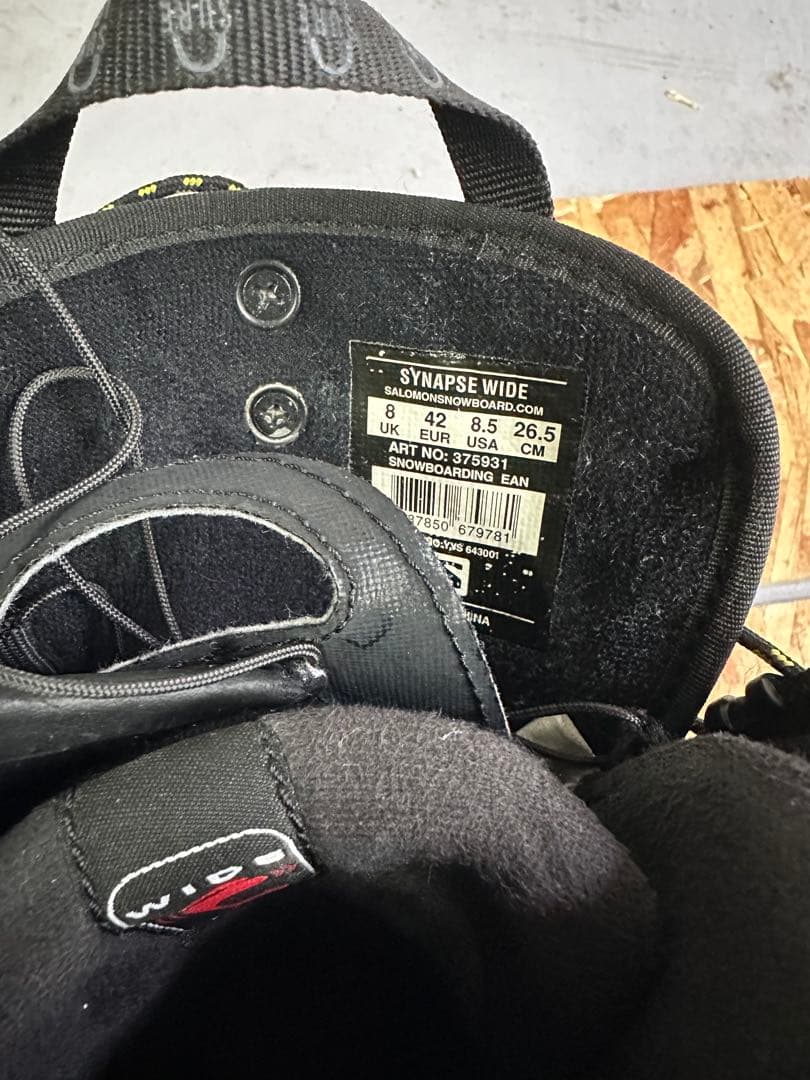 Salomon シナプスワイド　スノーボードブーツ