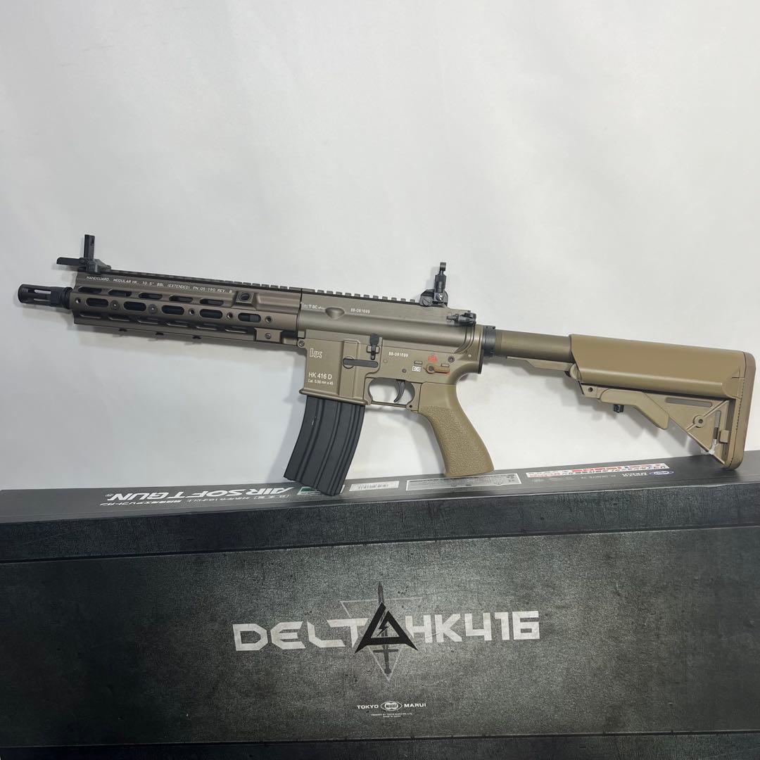 美品　東京マルイ 次世代 HK416 デルタカスタム　バッテリー付