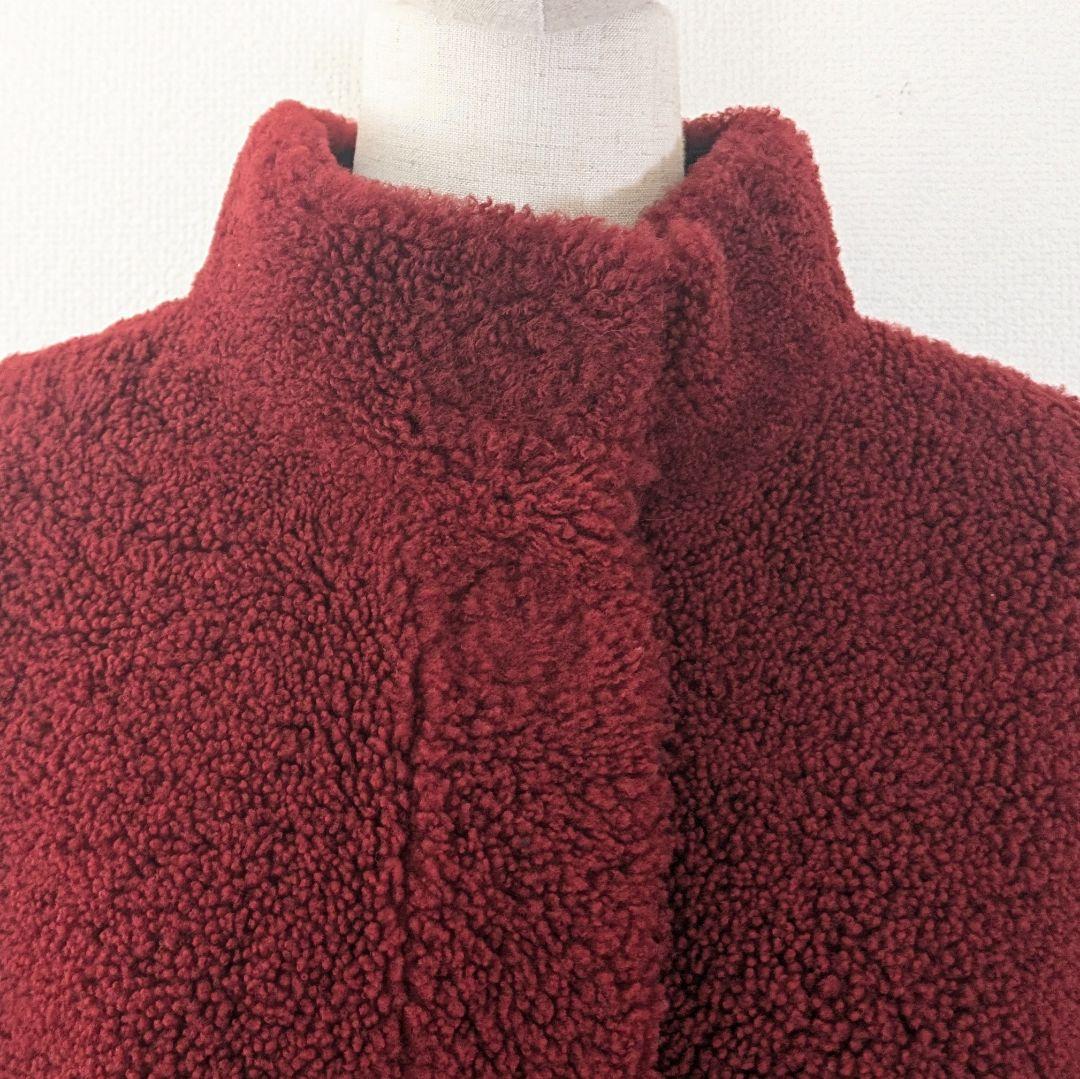 美品　AKRIS　アクリス　リアルファー　レザーコート　リバーシブルコート