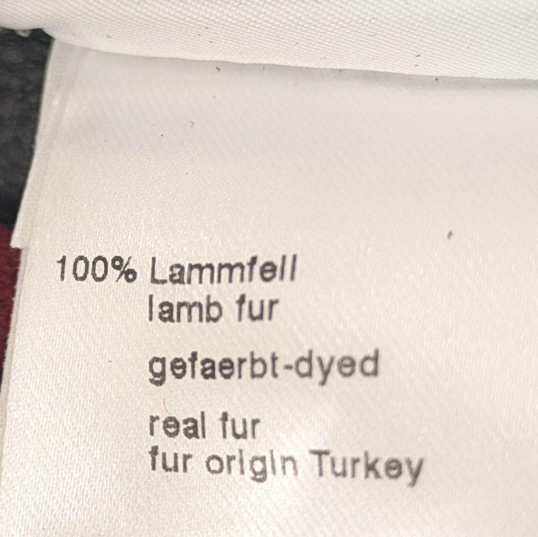 美品　AKRIS　アクリス　リアルファー　レザーコート　リバーシブルコート