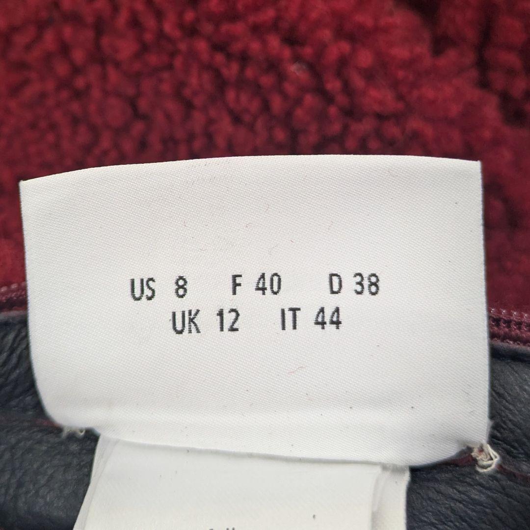 美品　AKRIS　アクリス　リアルファー　レザーコート　リバーシブルコート