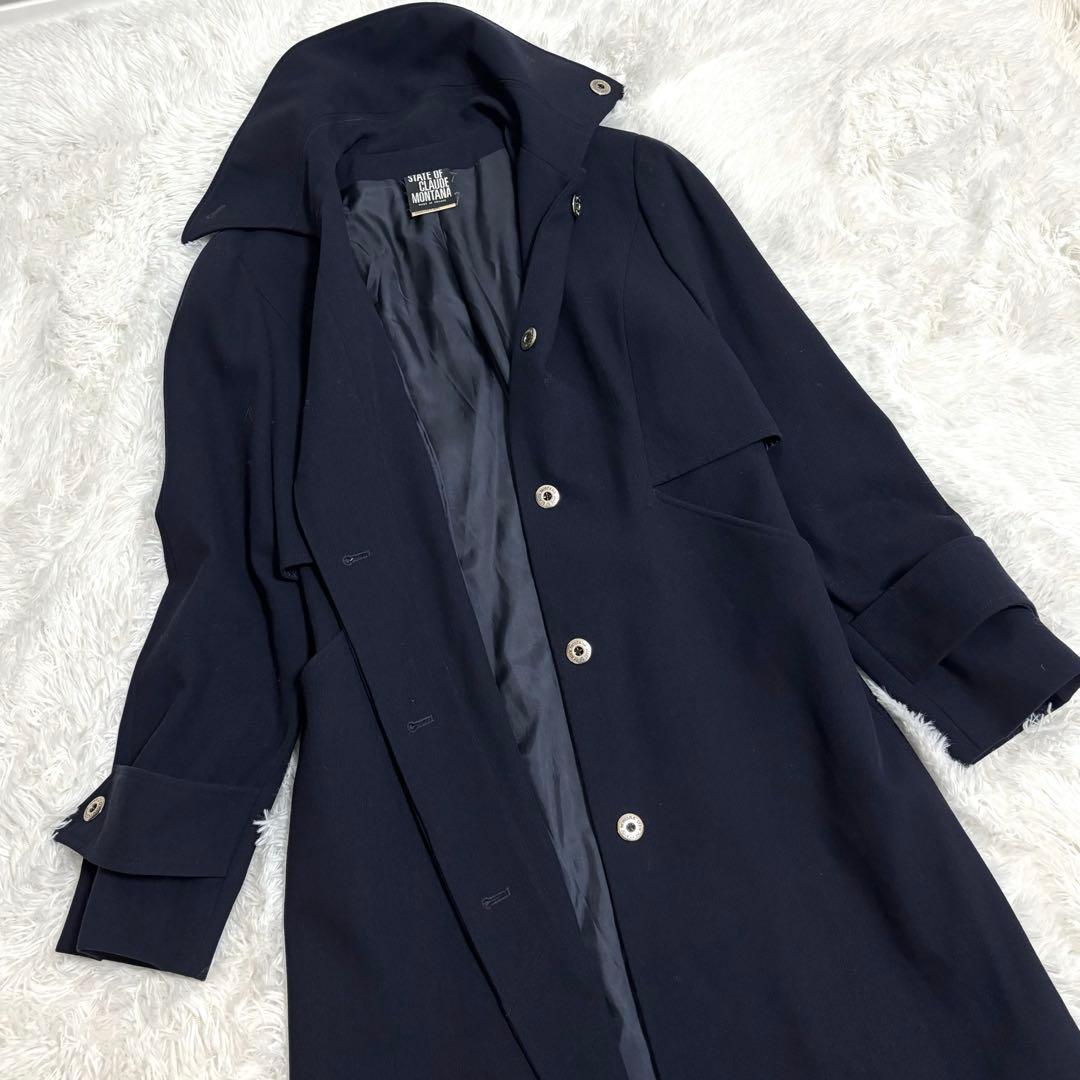 Claude Montana ウール ロングコート ヴィンテージ　フランス製