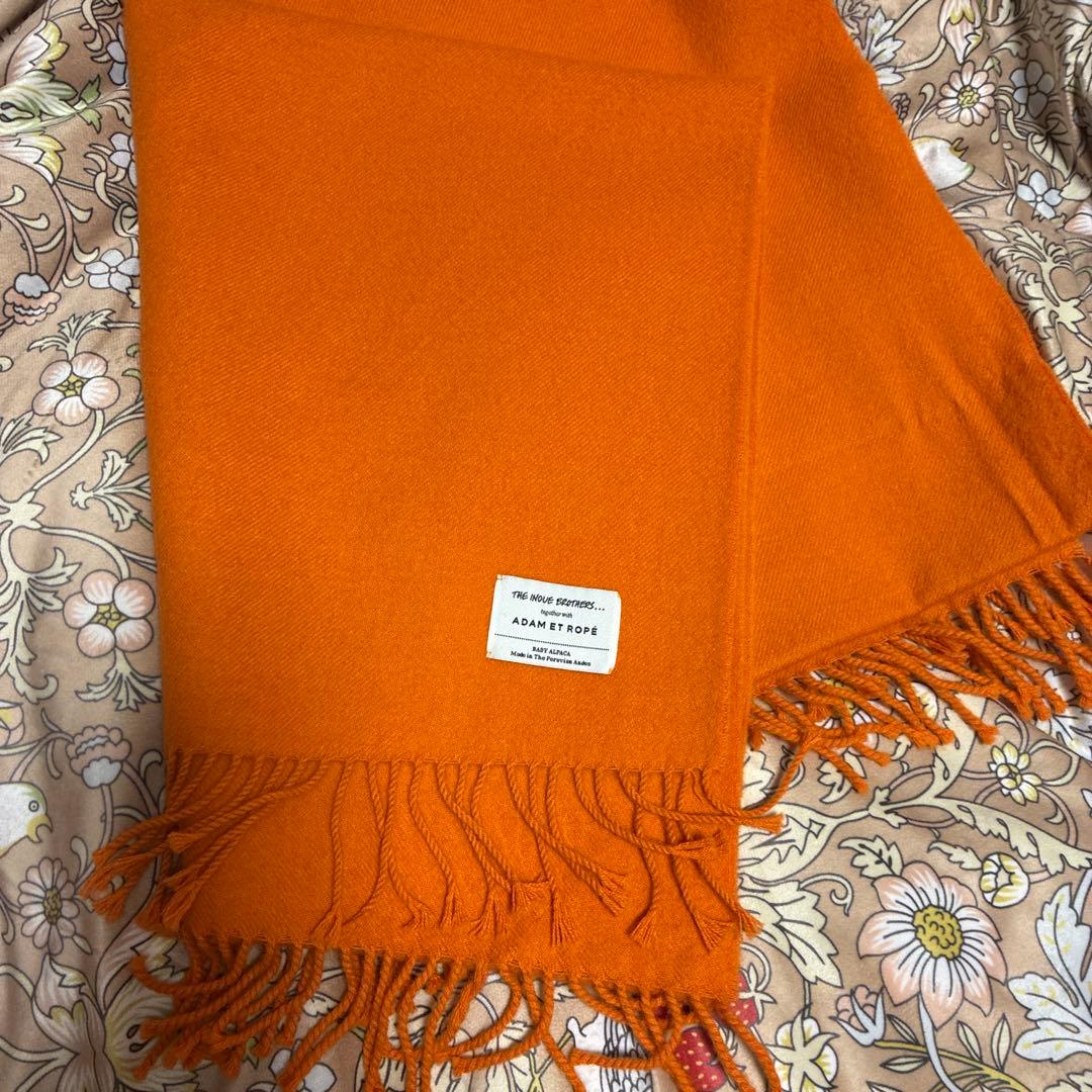 ADAM ET ROPE THE INOUE BROTHERS別注 大判マフラー