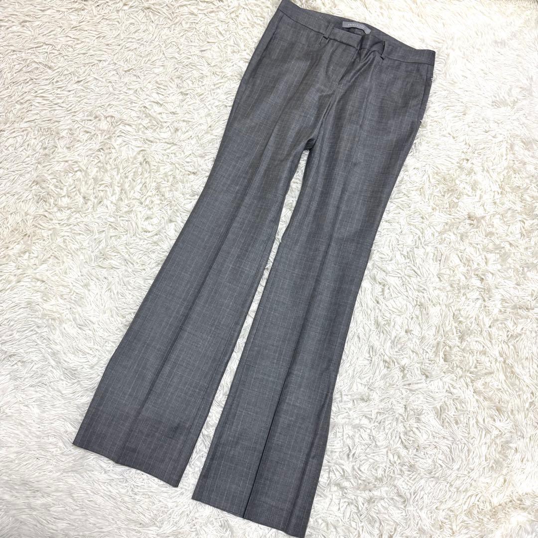 theory luxe✨テーラード　パンツスーツ　セットアップ　ピンチェック　M