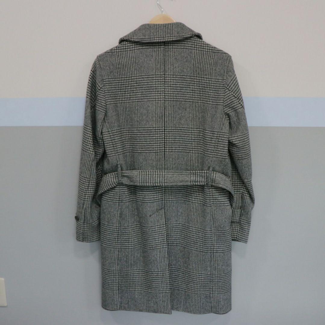 MACKINTOSH グレンチェック ウールコート 34サイズ