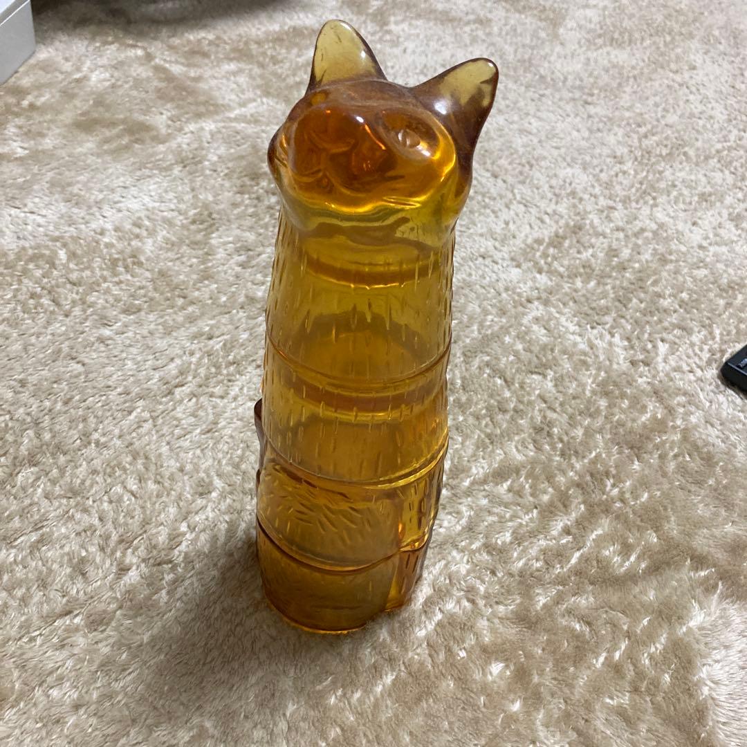 kitty スタッキング　グラス　猫　ジンジャー