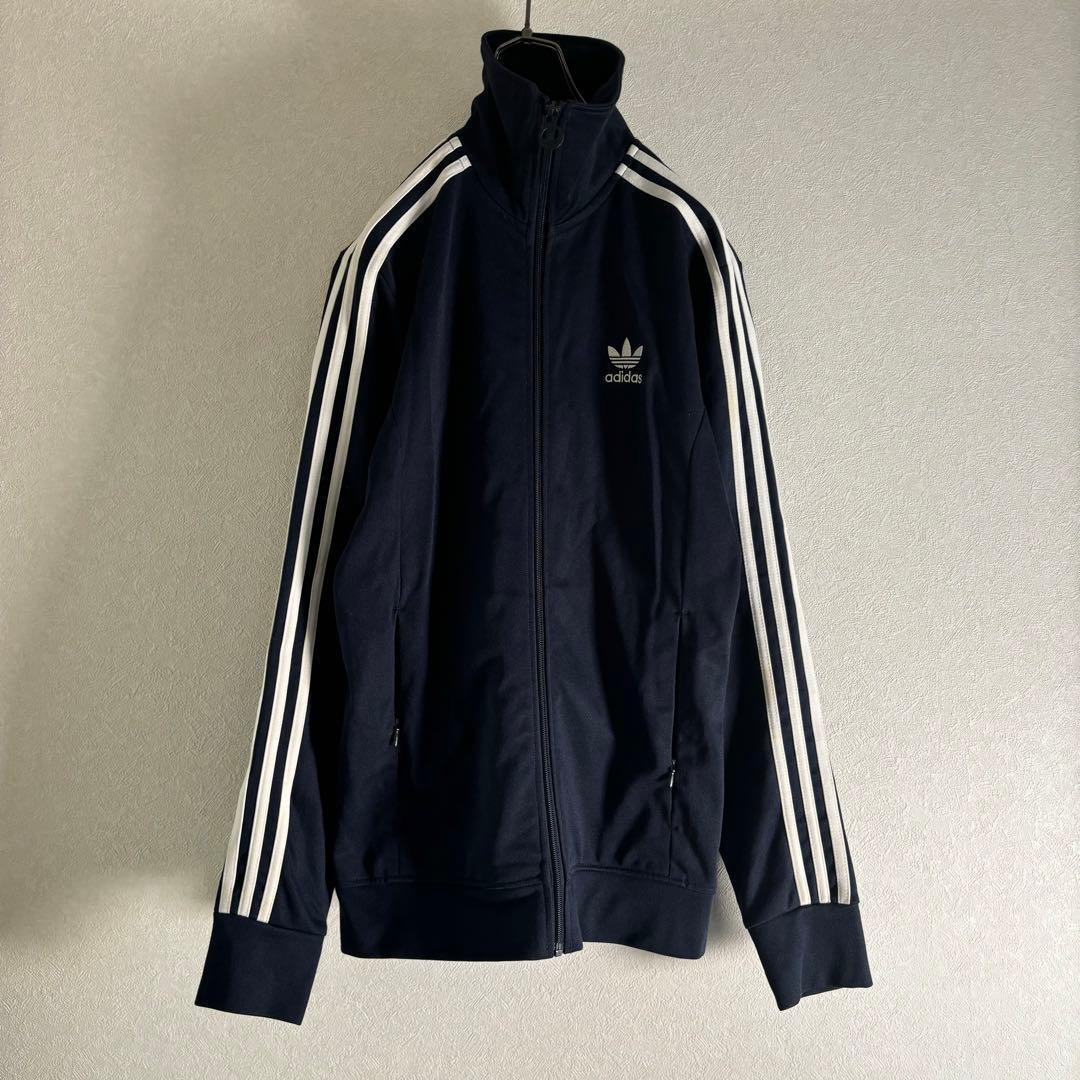 adidas トラックジャケット ジャージ ネイビー