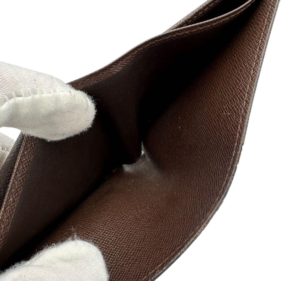 【極美品】ルイヴィトン ポルトフォイユ マルコ ダミエ 折り財布 CA0064